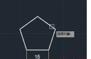 CAD如何按照比例縮放五邊形？